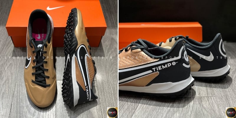 Giày bóng đá Nike Tiempo Legend 9 Academy TF Small Sided - Nâu/Đen